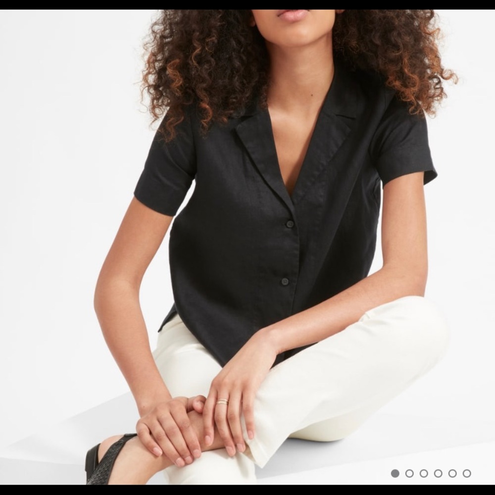 Everlane linen Notch shirt